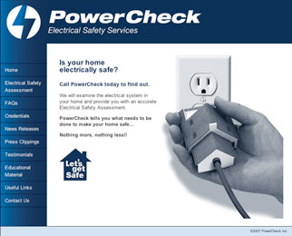 PowerCheck web site